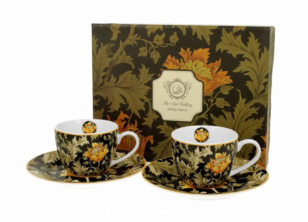 Duo Espresso Kopjes 110ml Chrysanthemum
