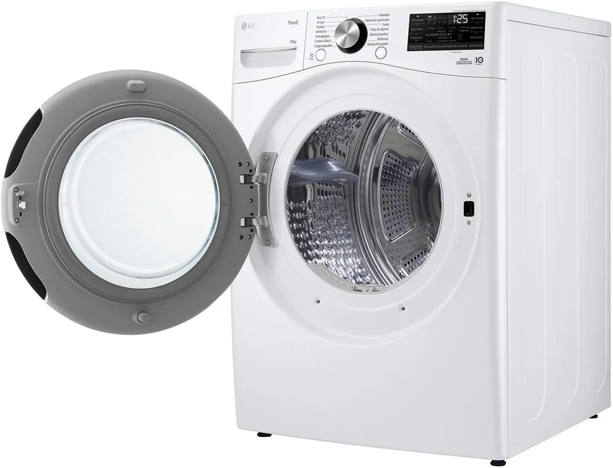 LG RH18U8AVCW Warmtepompdroger 18kg - Wit