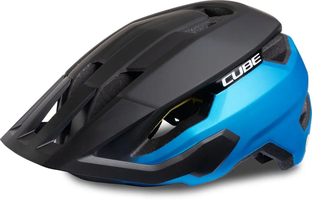 Cube Stray X Actionteam Fietshelm - Blauw M
