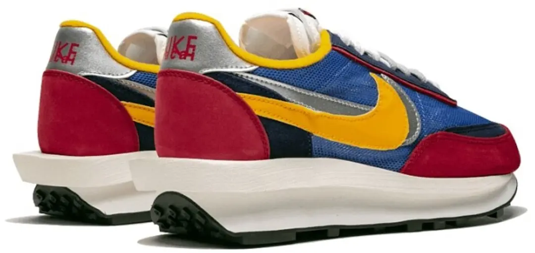 Nike LD Waffle Sacai - Maat 40.5 - Blauw/Rood - afbeelding 2 van 4