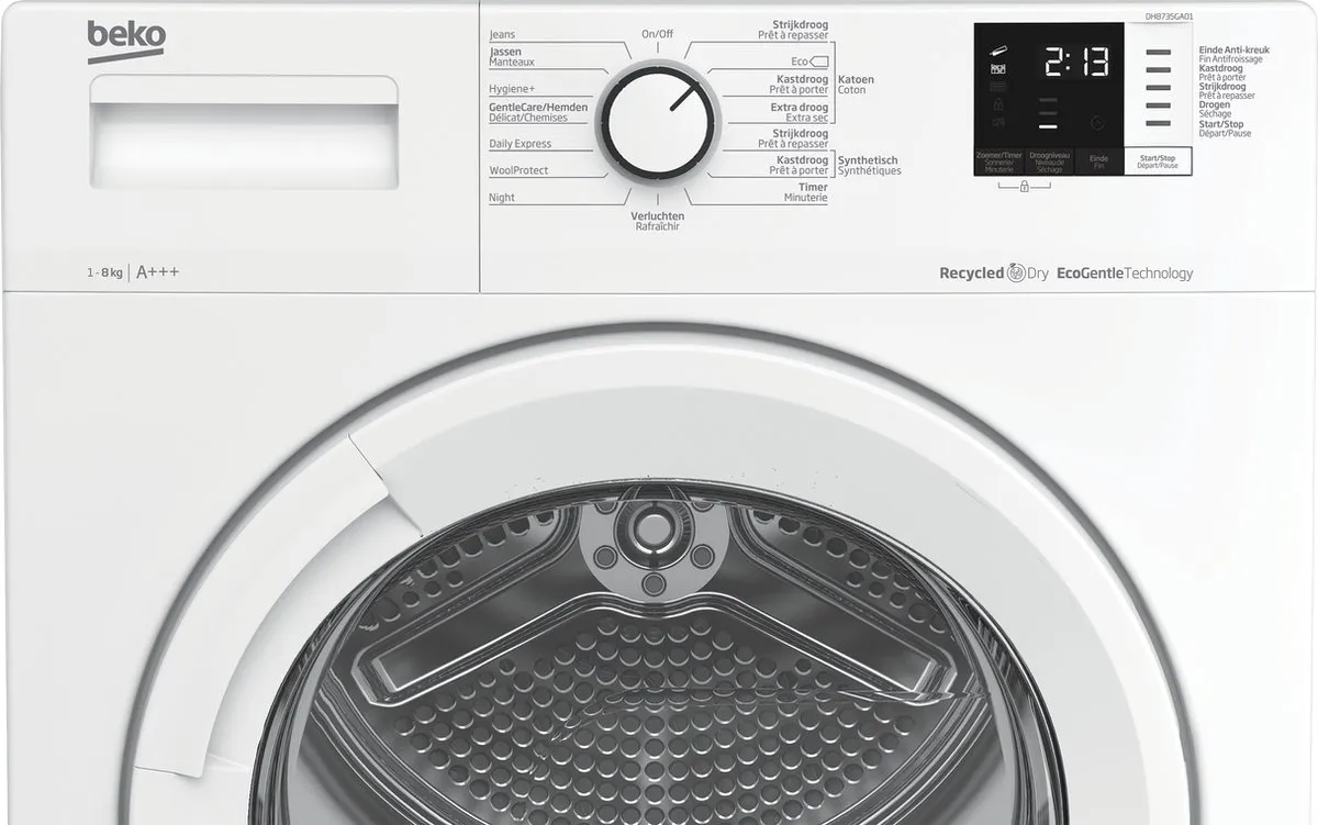 Beko DH8735GA01 Warmtepompdroger 8 kg - Wit