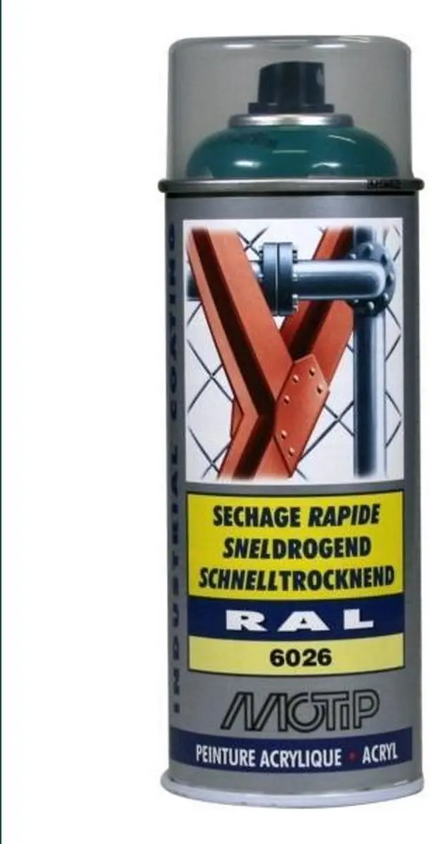Motip Acrylverf RAL 6026 Opaalgroen 400ml
