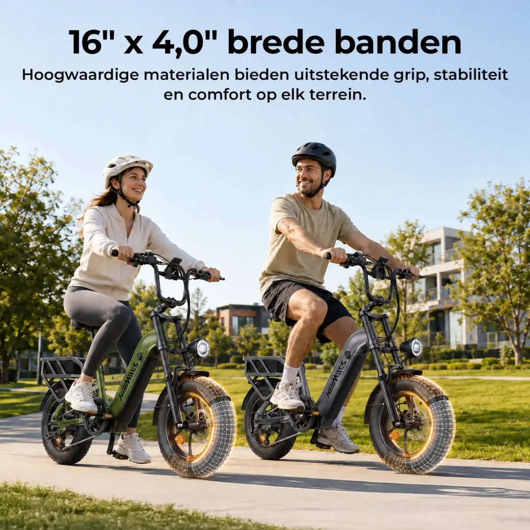 HillMiles Mile Link 1 Elektrische Fiets 250W - 48V 18Ah Grijs