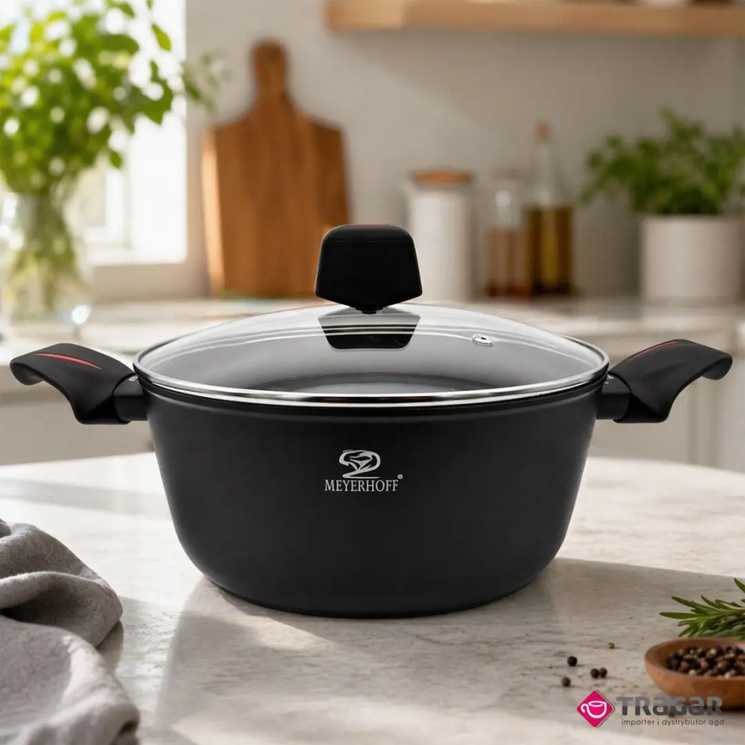 Meyerhoff Elegance 5L Kookpan 26cm - Zwart