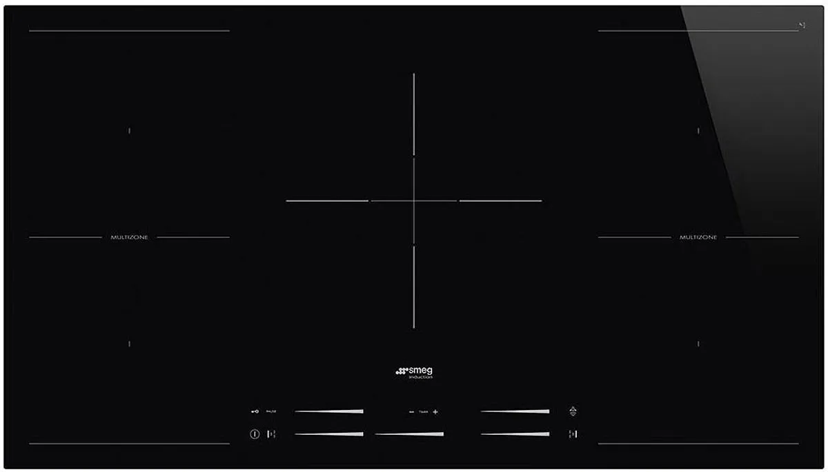 Smeg Universal SI2M7953D Inductiekookplaat 90cm - 5 Zones - Zwart