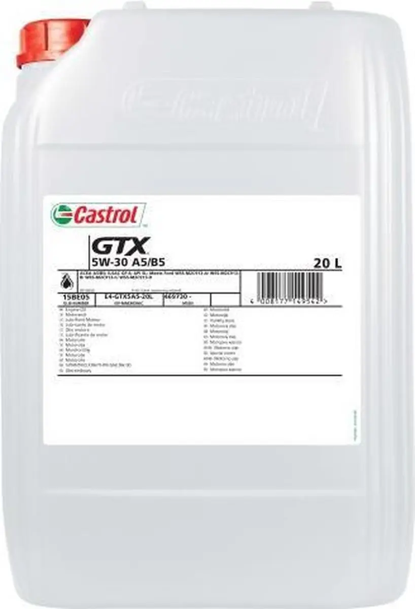Castrol GTX A5/B5 5W30 Motorolie 20L
