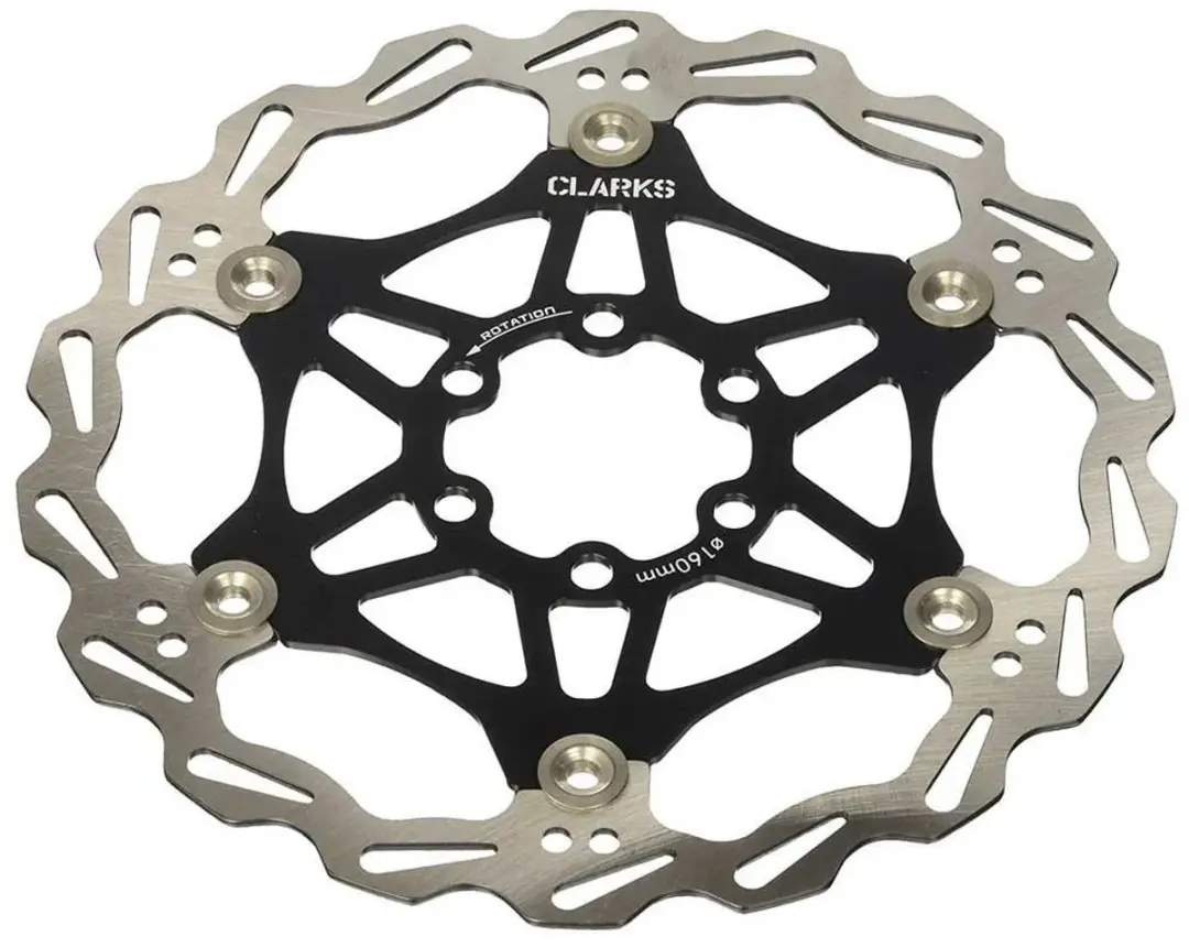 Clarks Lightweight Disc-Rotor 6-voudig 203mm - Zwart