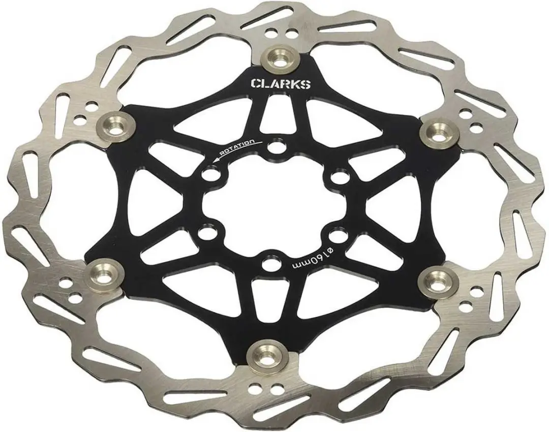 Clarks Lightweight Disc-Rotor 6-voudig 203mm - Zwart
