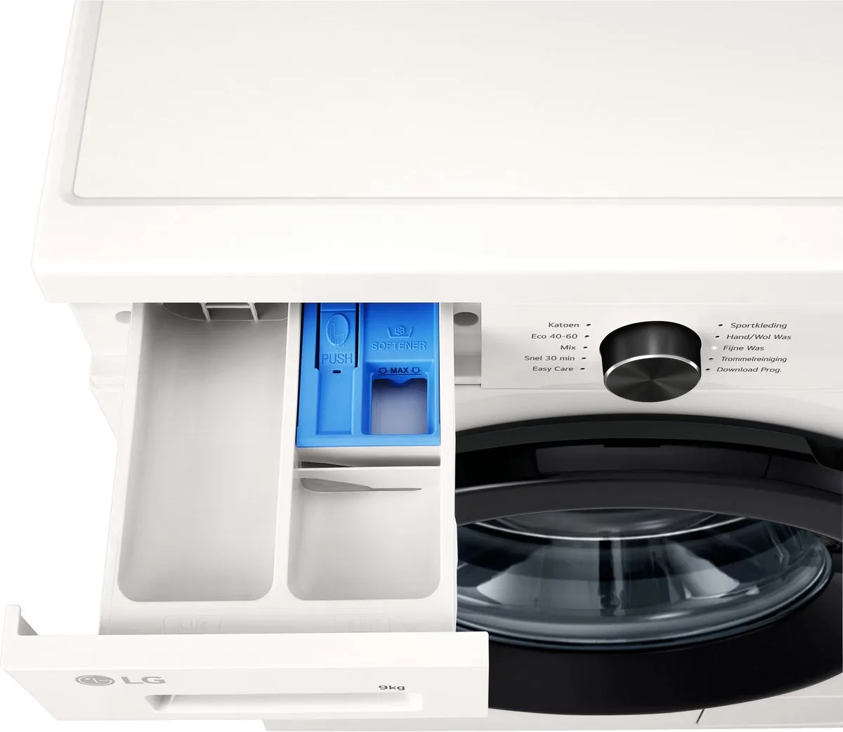 LG F4X1009NWK Wasmachine 9kg - Direct Drive - Wit - afbeelding 6 van 6