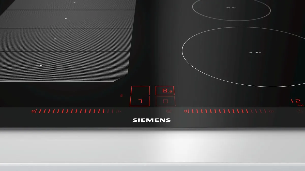 Siemens EX775LEC1E Inbouw Inductiekookplaat 4 Zones - Zwart