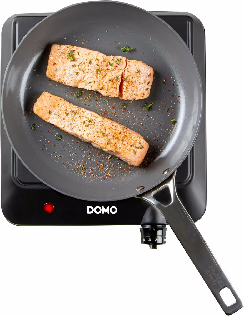 Domo DO30110KP Elektrische Kookplaat 1 Pit - 18cm - Zwart - afbeelding 6 van 6