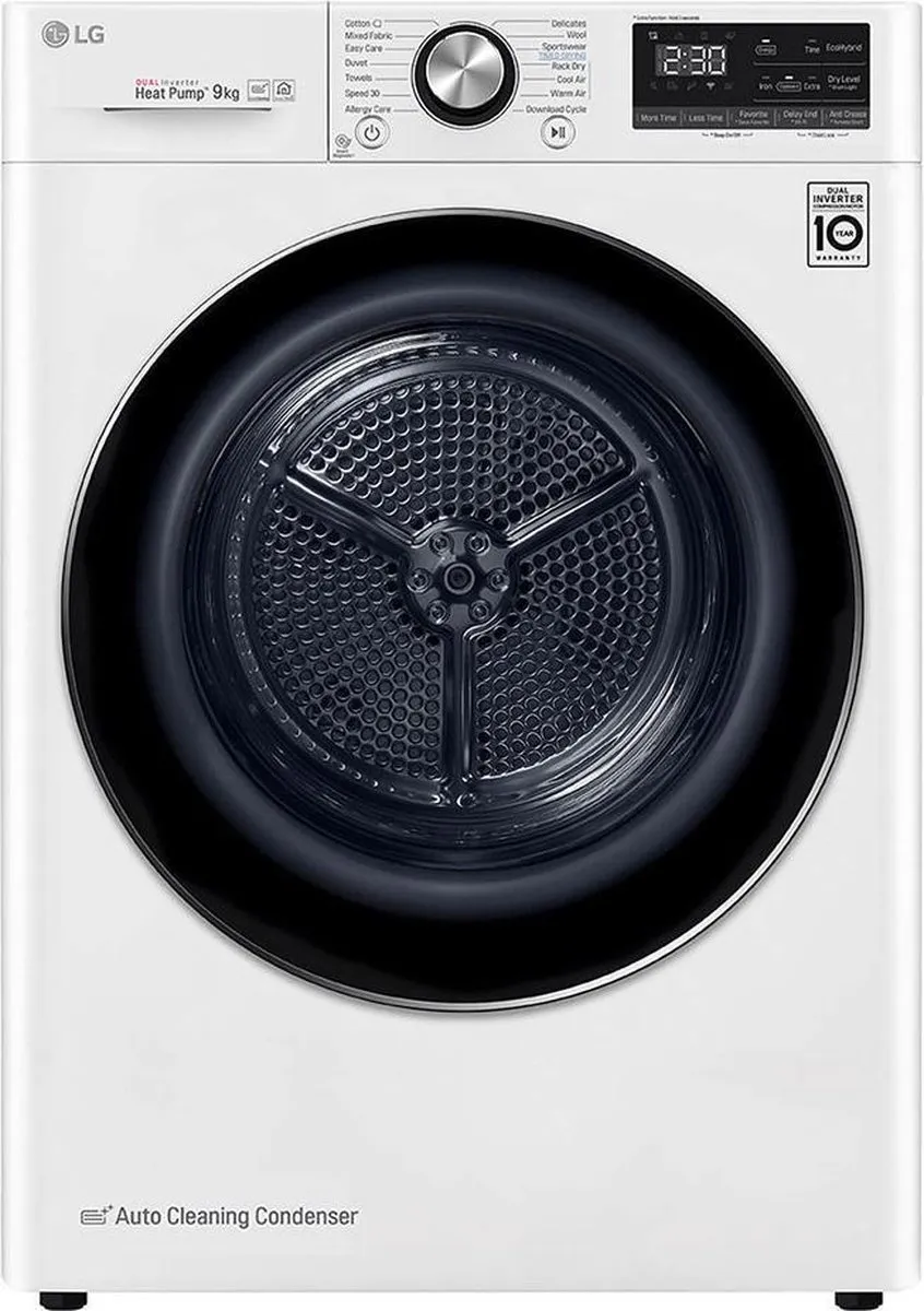 LG RC90V9AV3Q Warmtepompdroger 9 kg