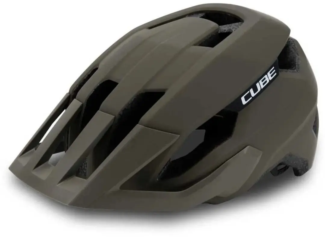 Cube Stray TM Fietshelm - OLIVE - Maat S