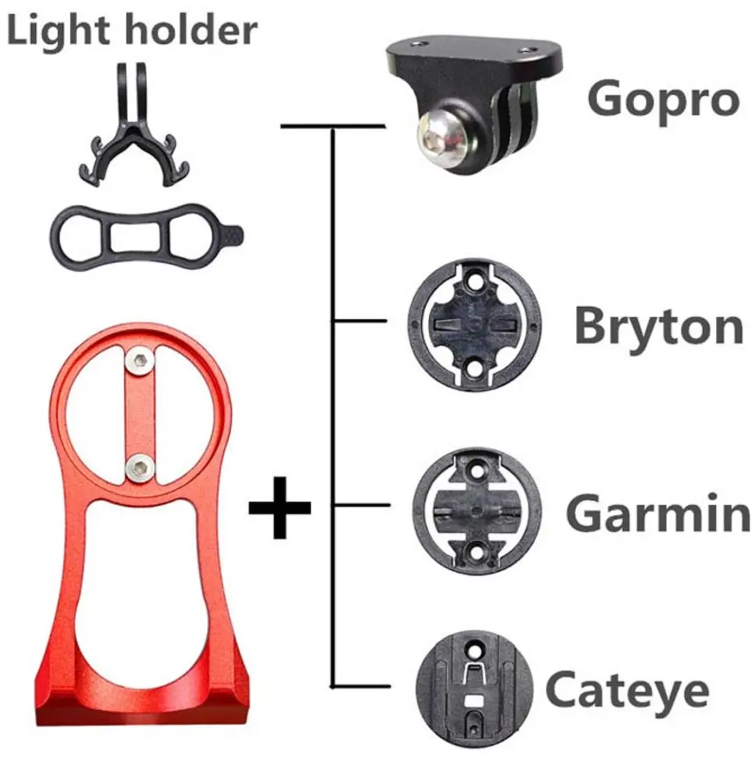 Garmin Fietscomputerhouder Stuuradapter - Zwart