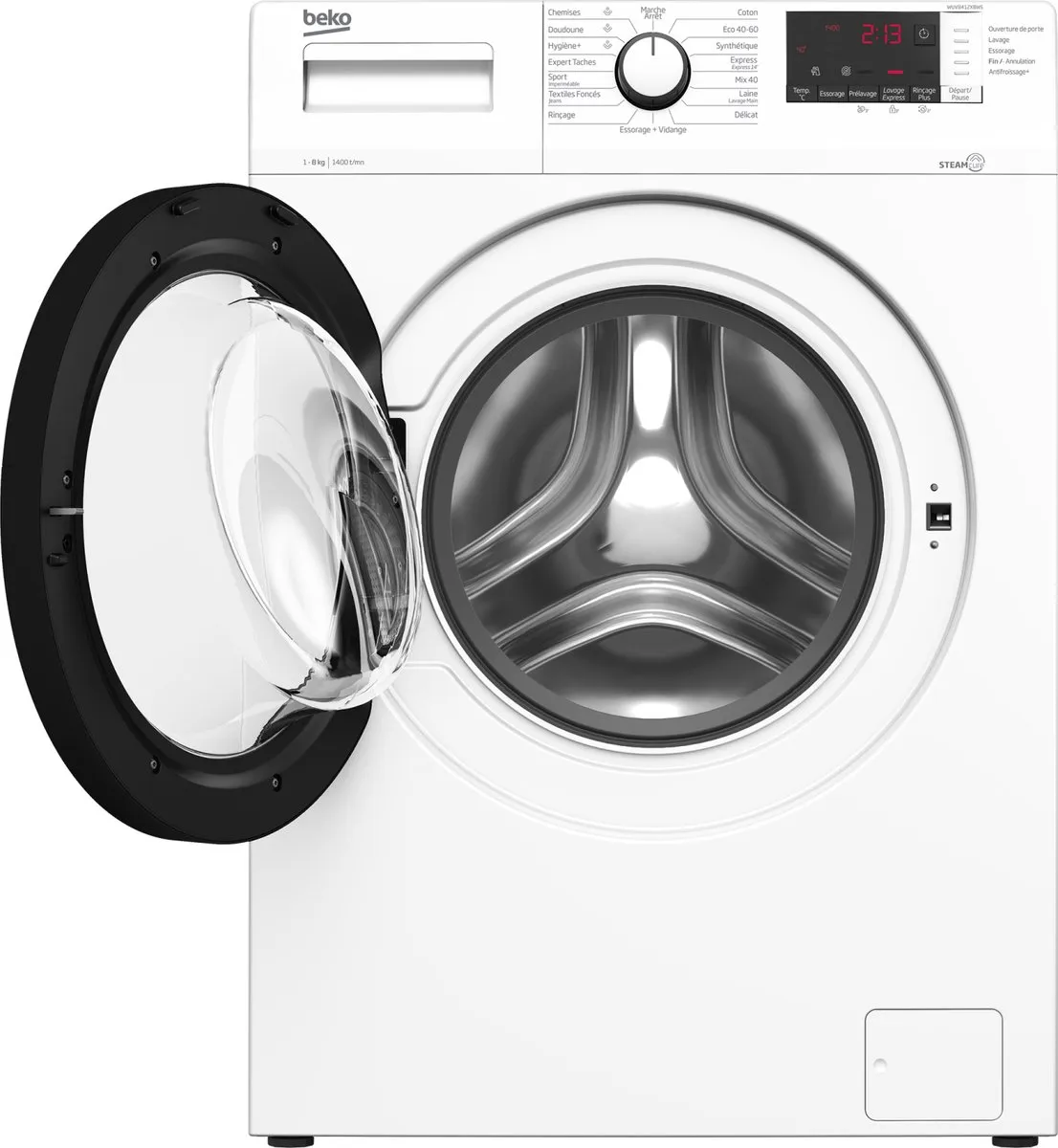 Beko b100 WUV8412XBWS Wasmachine 8 kg 1400 RPM - Wit