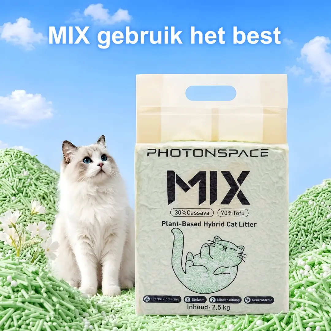 Photonspace Tofu Kattenbakvulling 6x6L - Groene Thee