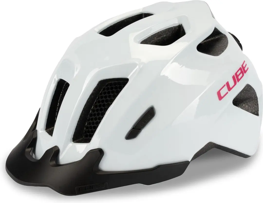 Cube Fink Fietshelm - 11 Ventilatiegaten - XS - Wit