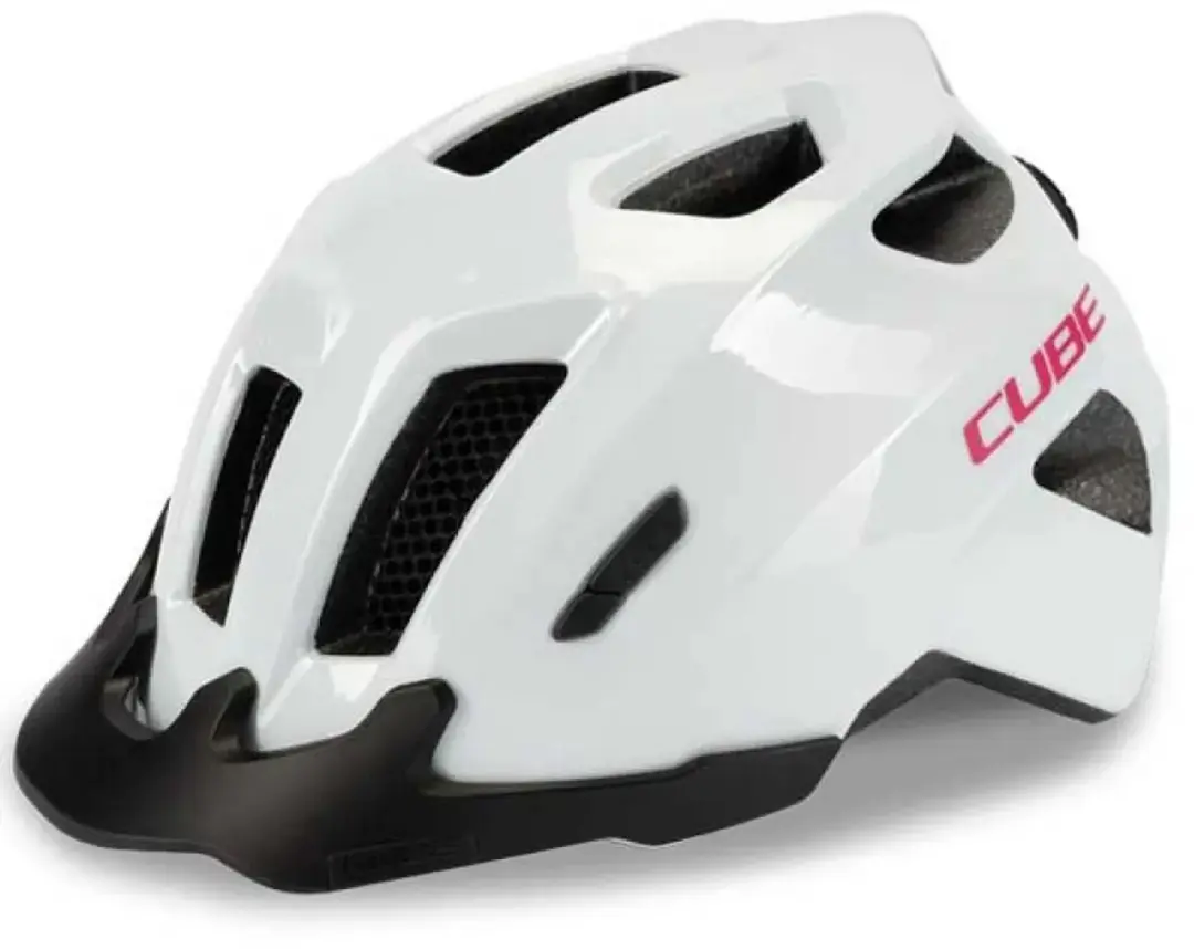 Cube Fink Fietshelm - 11 Ventilatiegaten - XS - Wit - afbeelding 6 van 6