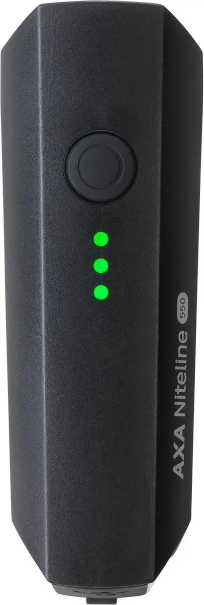 Axa Niteline 550 Fietsverlichting Set - USB-C - Zwart