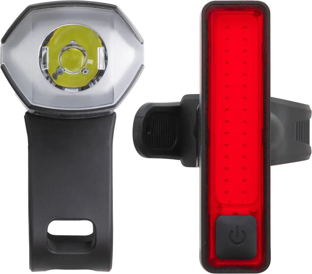 Axa Niteline 550 Fietsverlichting Set - USB-C - Zwart
