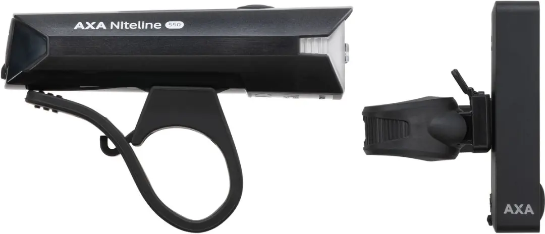 Axa Niteline 550 Fietsverlichting Set - USB-C - Zwart