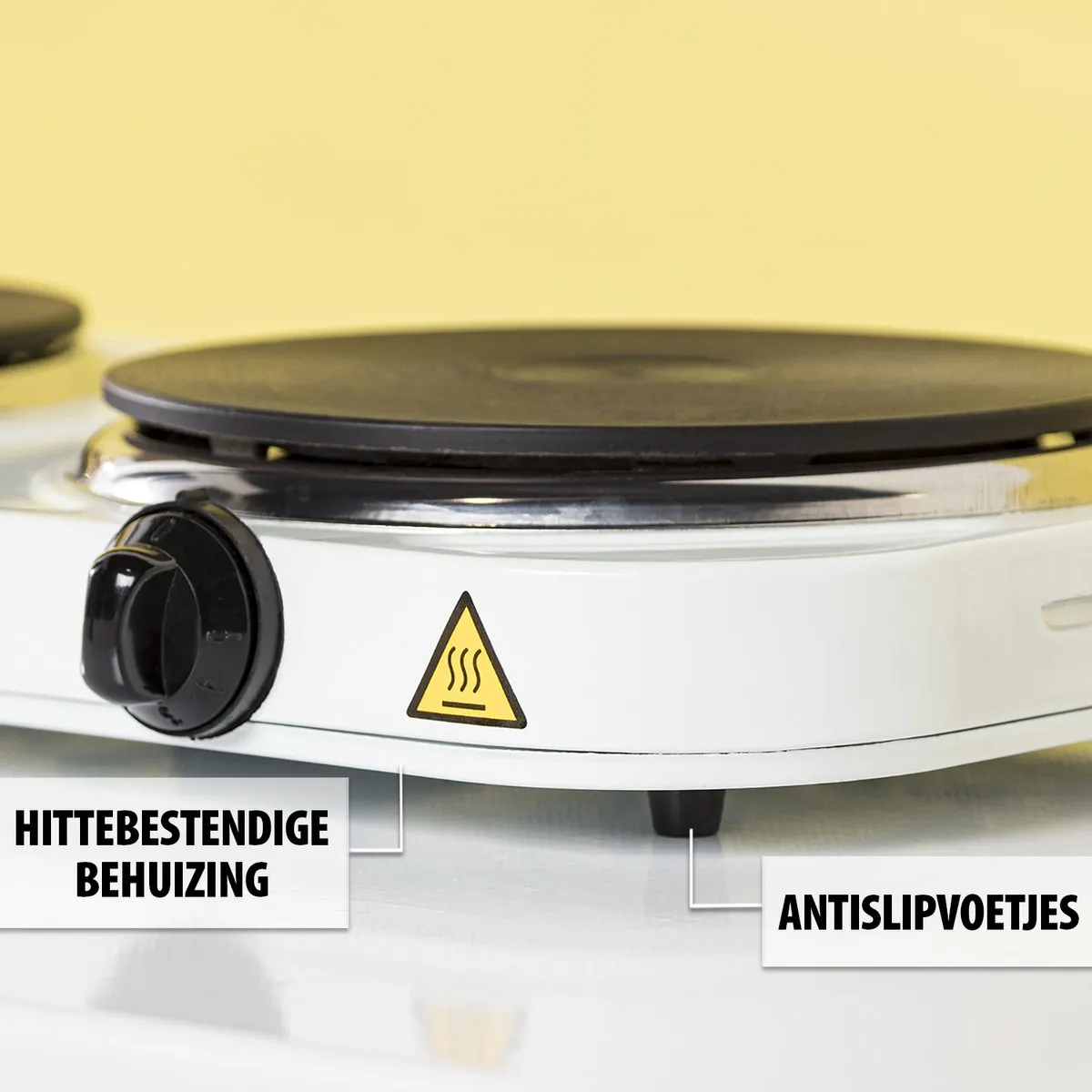 Tristar KP-6245 Elektrische Kookplaat 2500W - 2 Kookzones - Wit