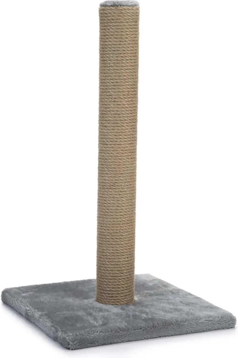 Beeztees Lesley Krabpaal - Grijs 35x35x60cm