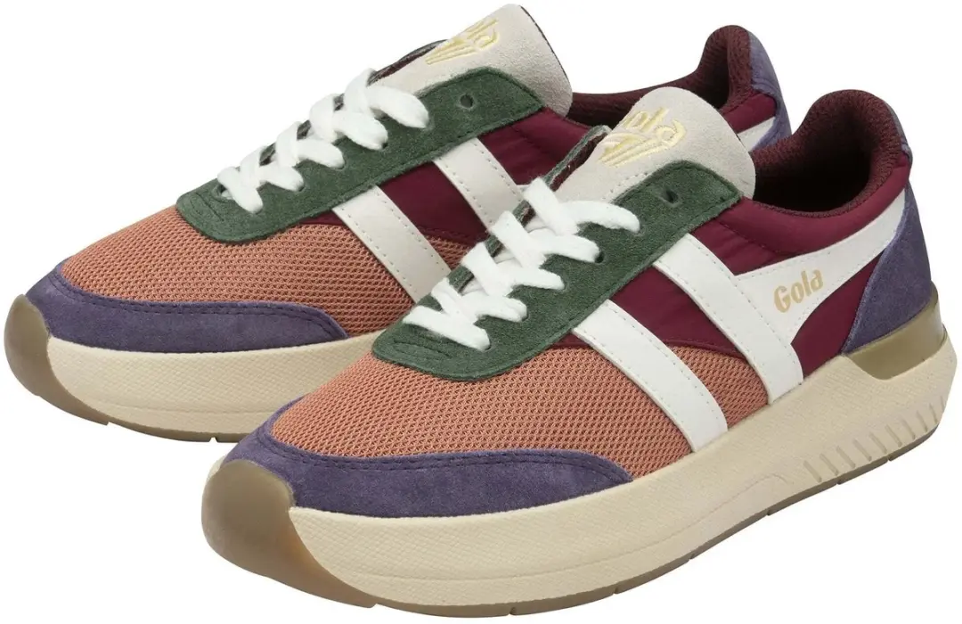 Gola Raven Damestrainers - Terracotta/Cerise/Plum