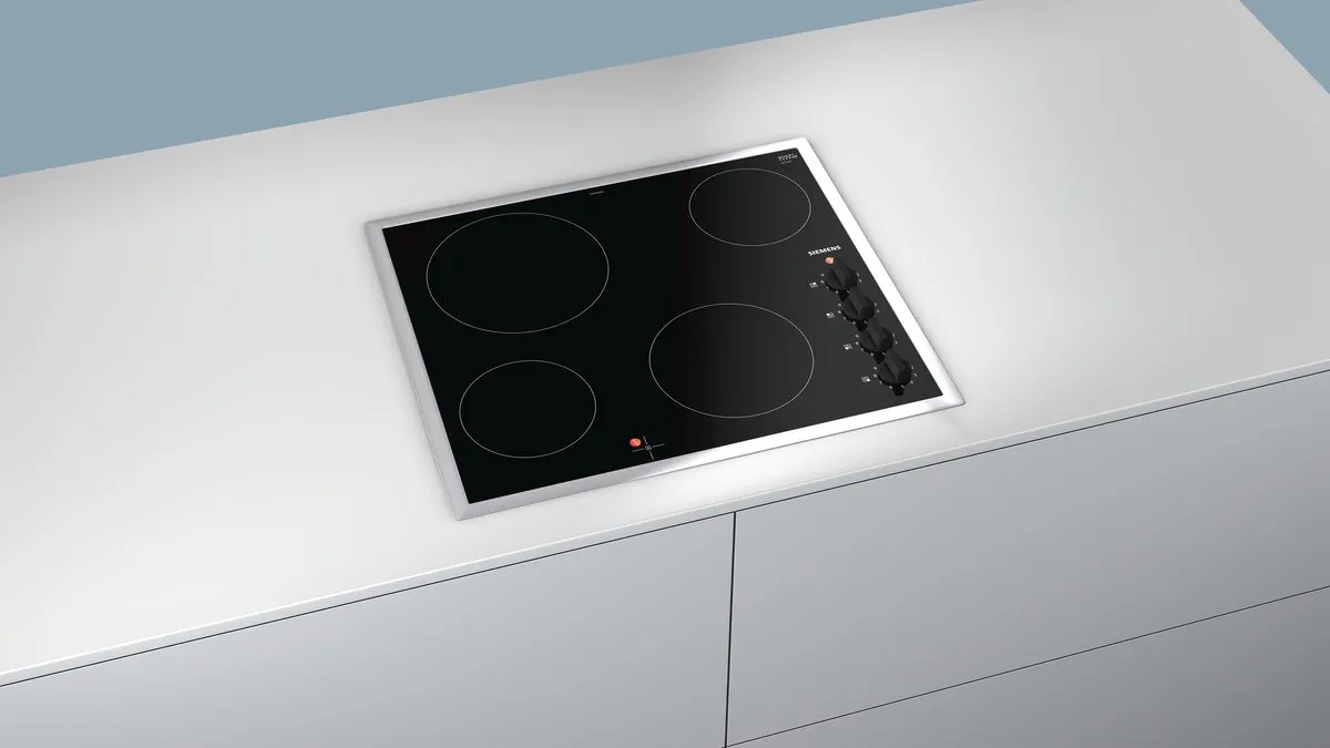 Siemens iQ100 ET645CEA1E Keramische Kookplaat 60cm - 4 Zones - Zwart