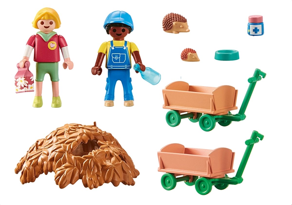 PLAYMOBIL My Life Zorgen voor de egelfamilie - 71512