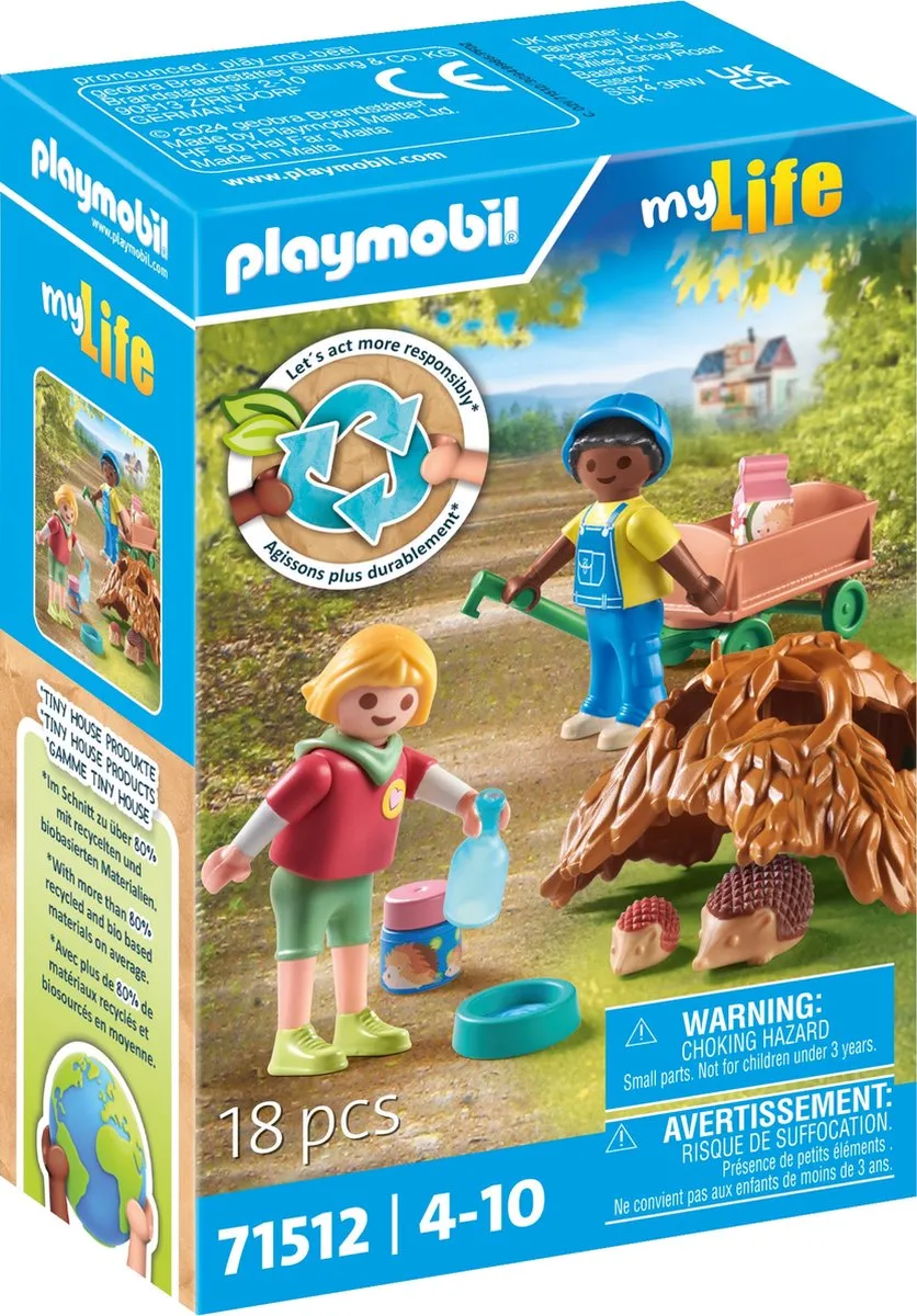 Playmobil My Life Egelfamilie 71512 - Multicolor