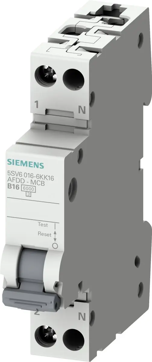 Siemens 5SV60167KK16 Brandbeveiligingsschakelaar 16A 2-polig
