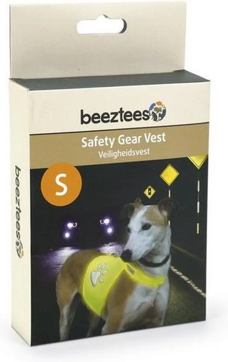Beeztees Veiligheidsvest Hond Geel S