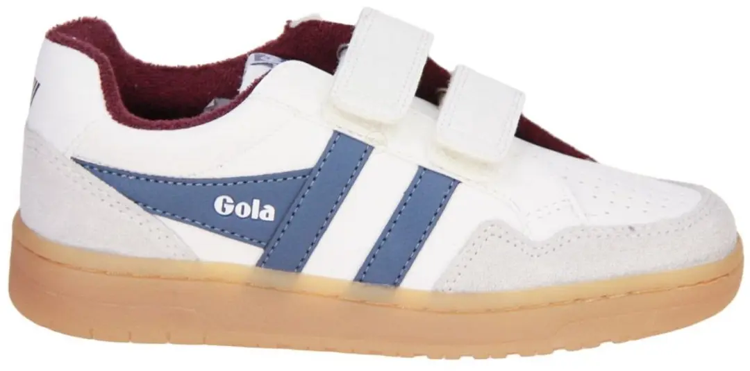 Gola Eagle Strap Kindertrainers - Wit