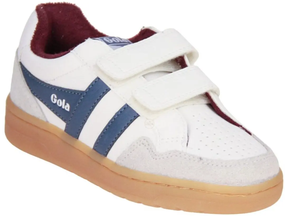 Gola Eagle Strap Kindertrainers - Wit