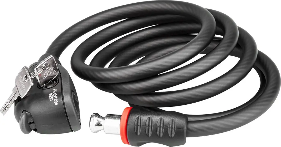 ABUS Phantom 8950/180 TexKF Fietsslot 12/15mm - Zwart - afbeelding 4 van 6