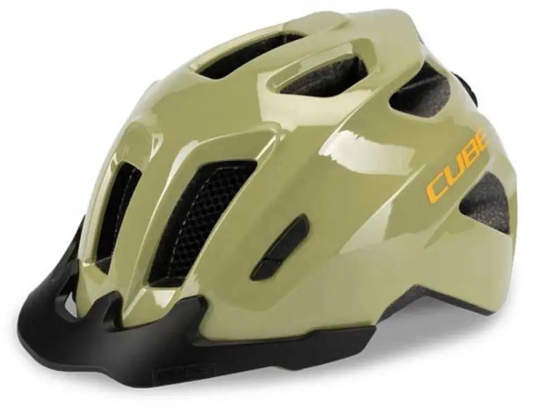 Cube Fink Fietshelm - 46-51 cm - 11 Ventilatiegaten - Olijfgroen - afbeelding 6 van 6