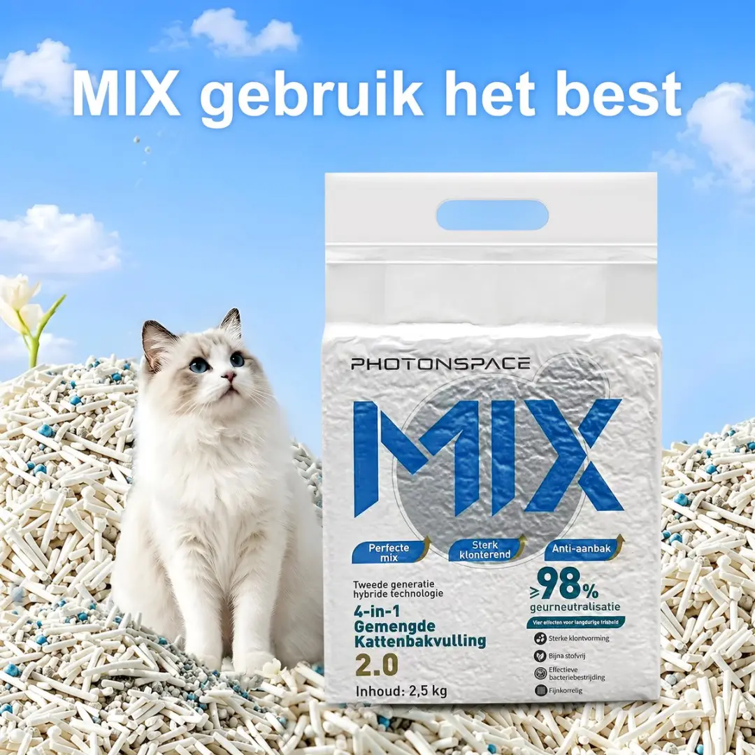 Photonspace Tofu Kattenbakvulling 36L - Klontvormend