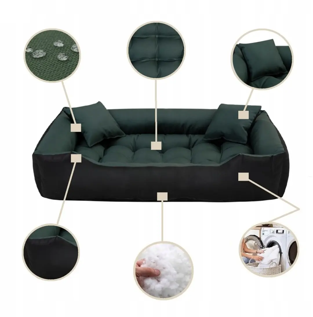 ECCO RelaxLine Hondenbed 75x65cm - Groen