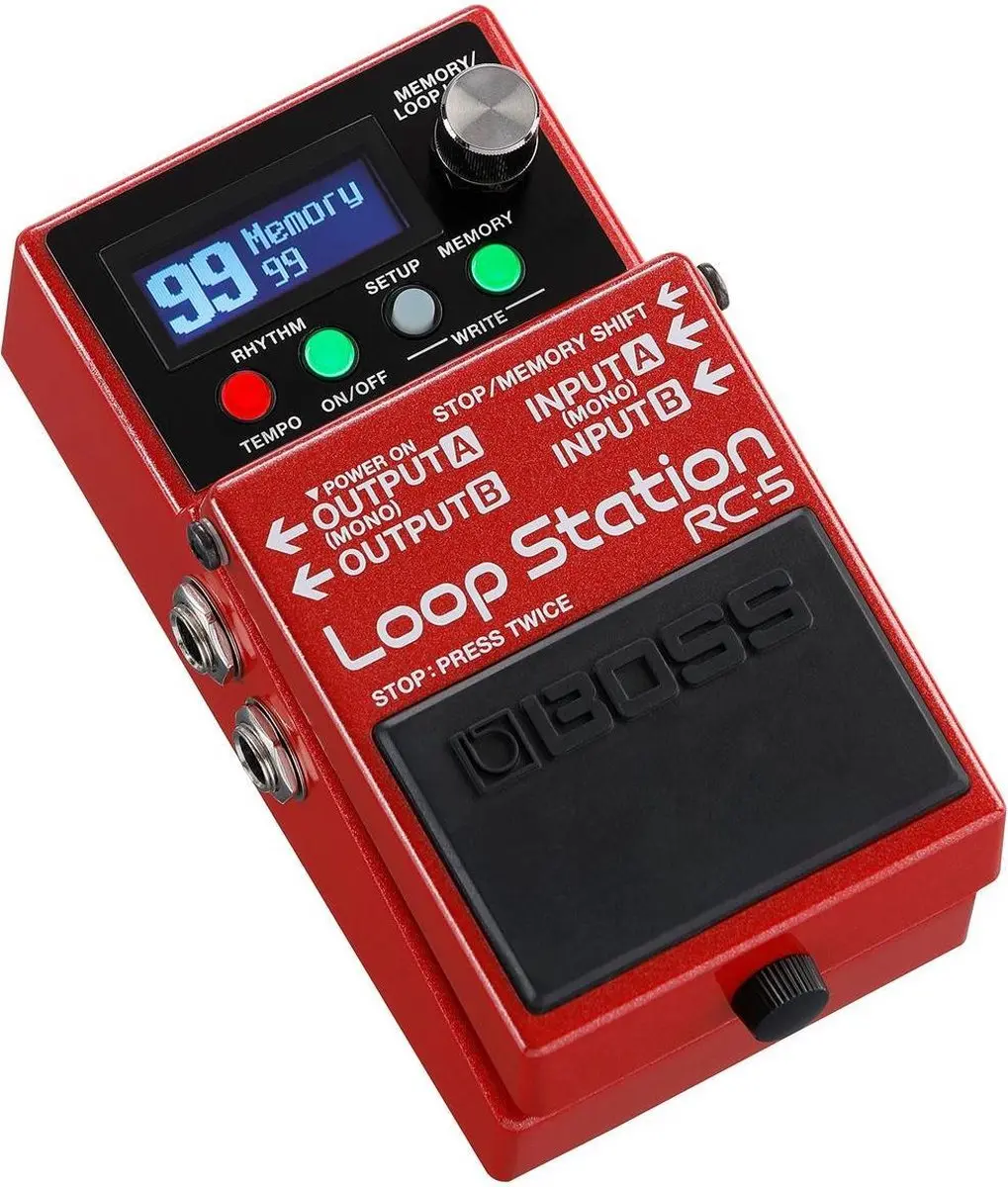 BOSS RC-5 Loop Station - 13 uur stereo opname - Rood - afbeelding 4 van 5