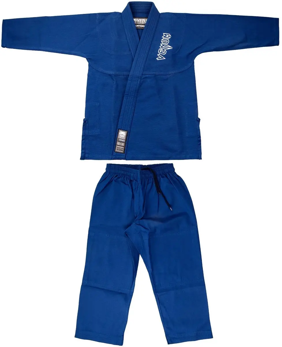 Venum Contender Serie Kinderen Kimono/Gi - Blauw - Inclusief witte band