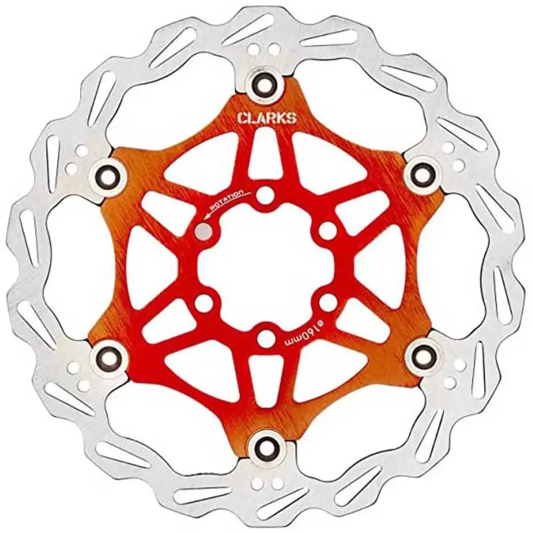Clarks Lightweight Disc-Rotor Remschijven 203mm - Oranje