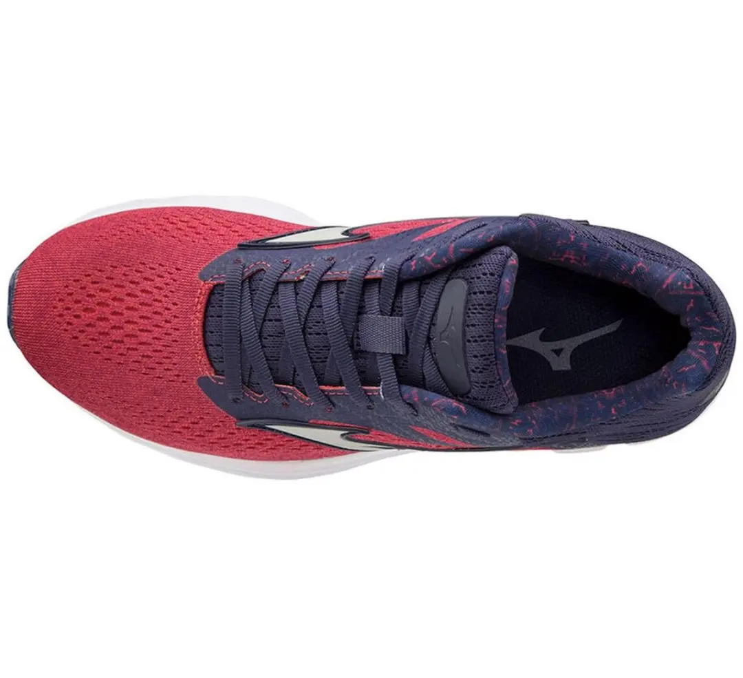 Mizuno Wave Rider 23 Sportschoenen 42 - Vrouwen - Rood/Dark Blauw/Zilver