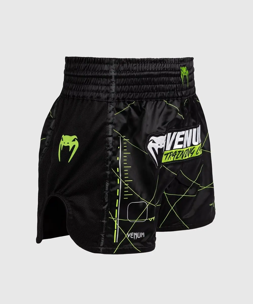 Venum Training Camp 4.0 Muay Thai Short XXL - Zwart Neo Groen