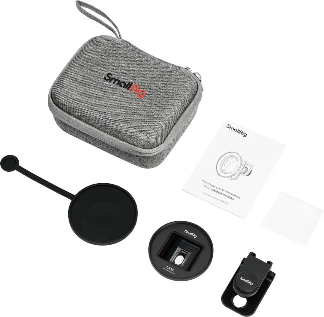 SmallRig 4590 Smartphone Groothoeklens - Zwart