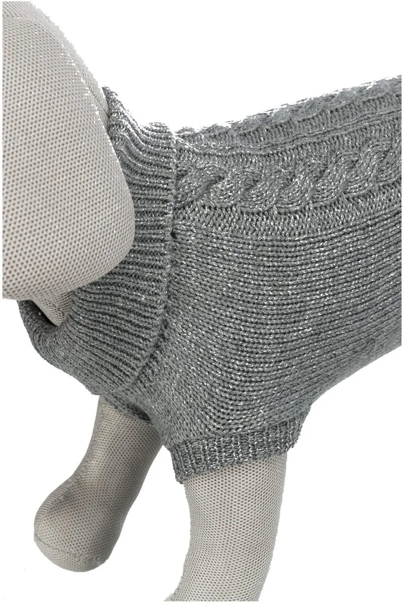 Trixie Kenton Trui - Hondenkleding M - 50 cm Grijs