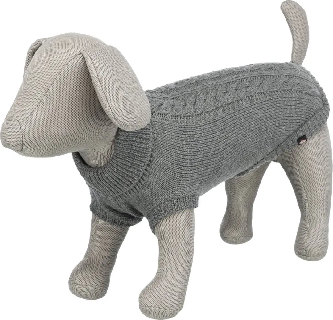 Trixie Kenton Trui - Hondenkleding M - 50 cm Grijs