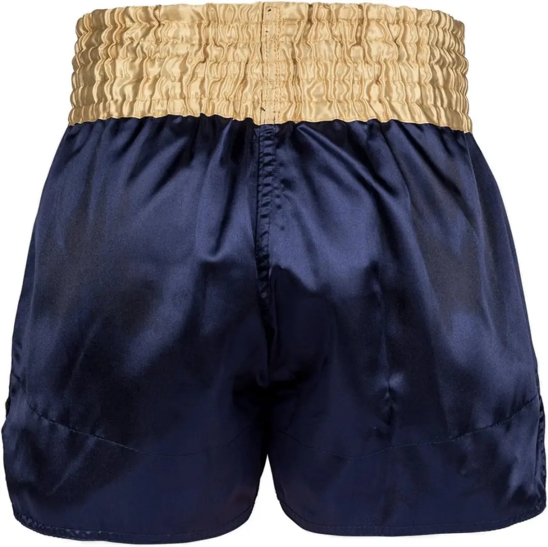 Venum Classic Muay Thai Shorts XS - Navy Blue/Gold