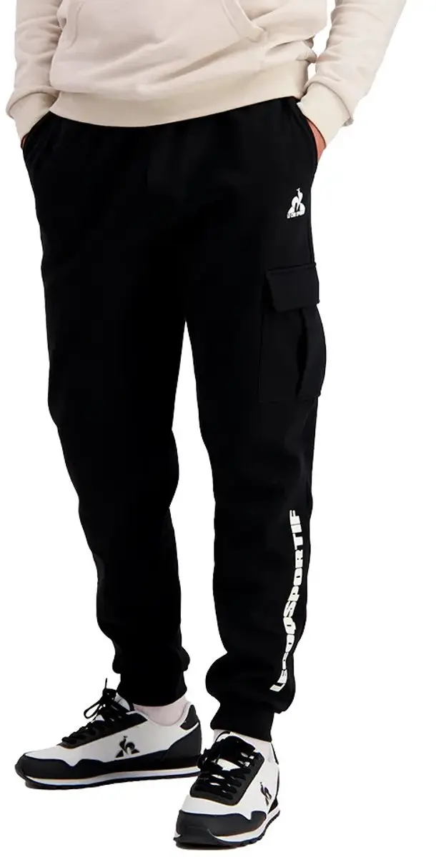 Le Coq Sportif Contemporain Loose N°1 Trainingsbroek - S - Zwart