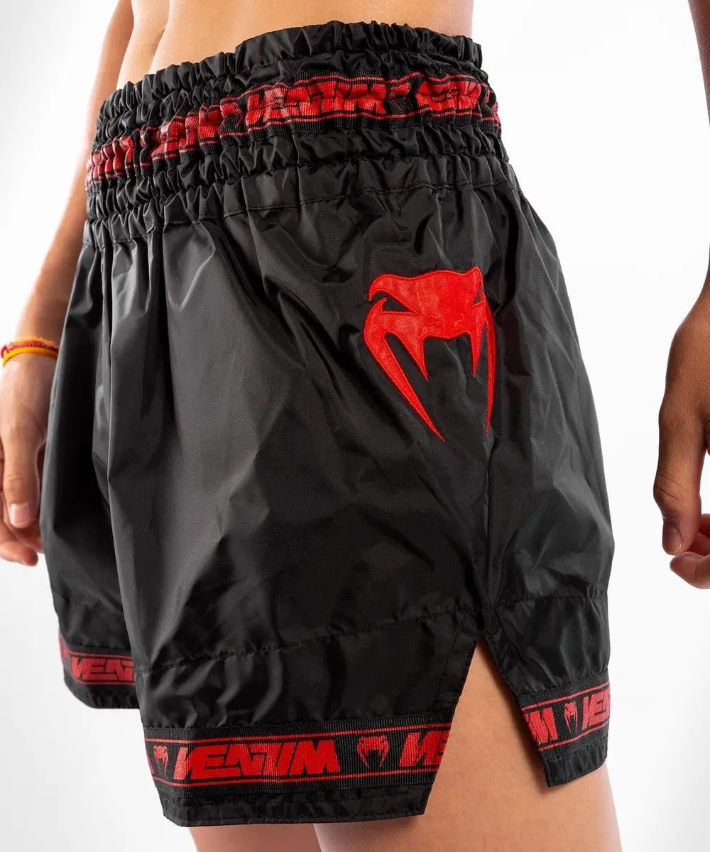 Venum Parachute Muay Thai Short XXL - Zwart/Rood